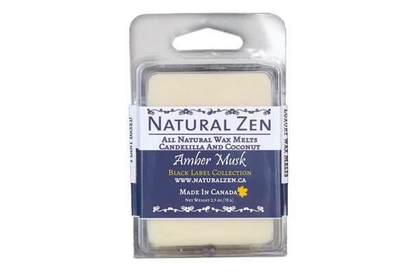 Amber Musk Black Label Collection - Luxury Wax Melt - Natural Zen Home Fragrance Studio