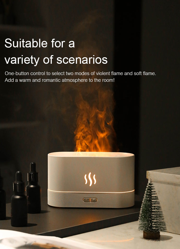 Cozy Hearth Essential Oil Room Flame Diffuser freeshipping - Natural Zen Home Fragrance Studio